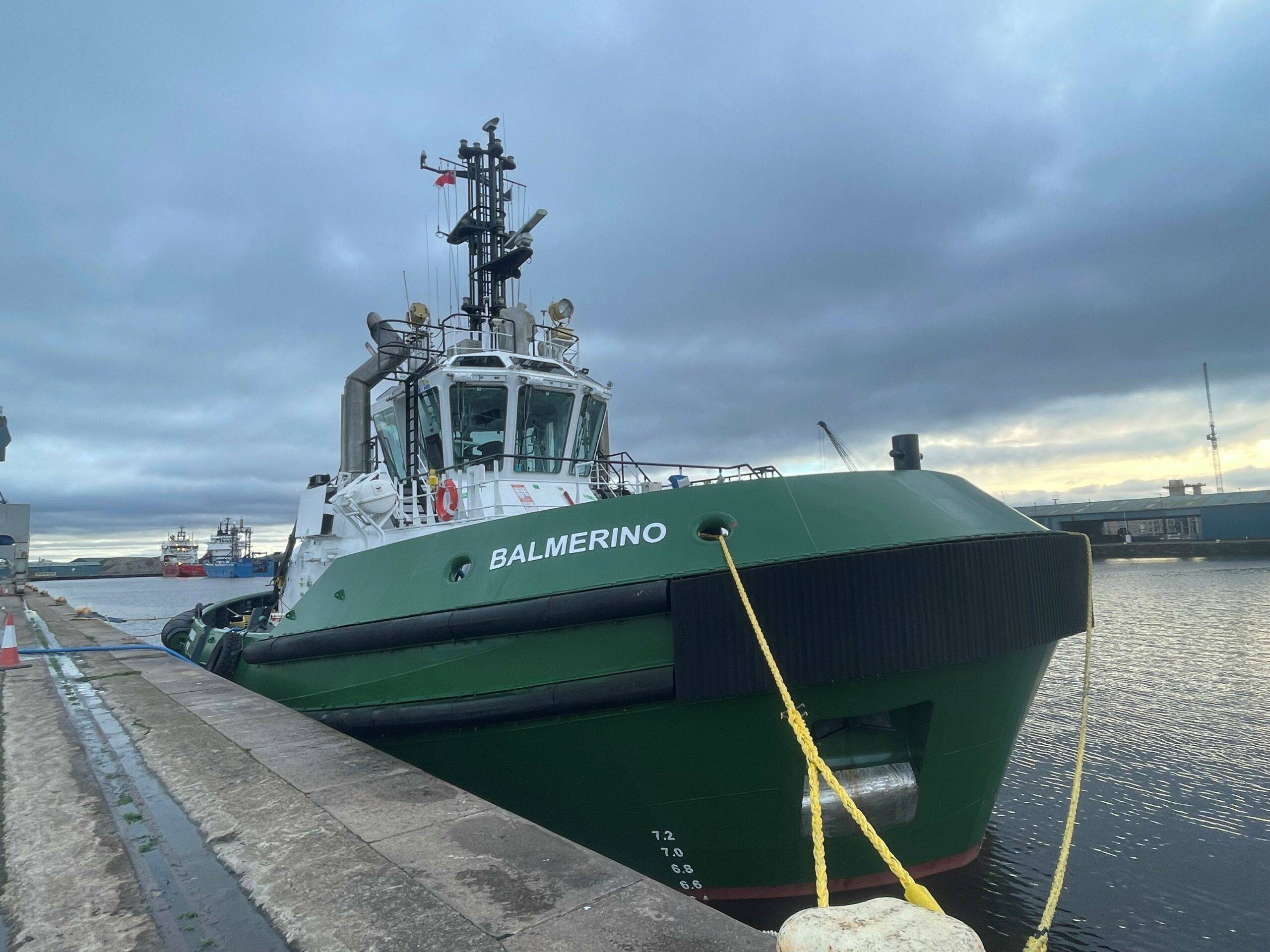 Mt Balmerino - Targe Towing Ltd Twin Fin Tug